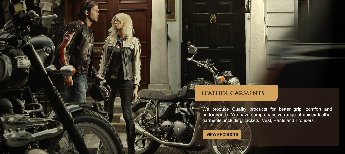 Manufacturers of Leather Garments, Lether Jackets, Leather Vest, Leather Chaps